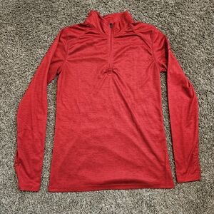 Women's Red Quarter-Zip Jacket